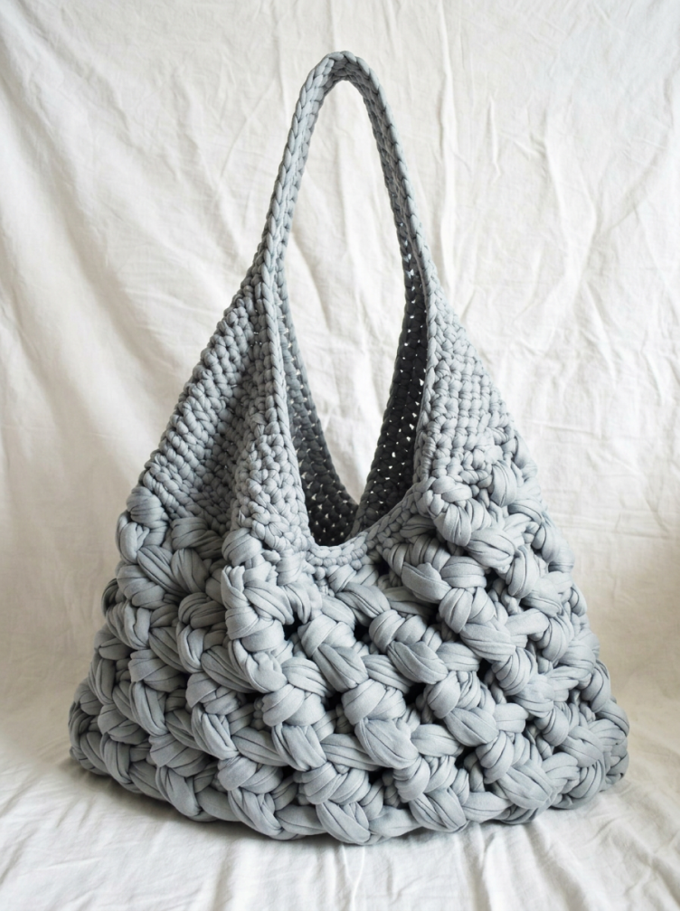 Grey Bubble Tote