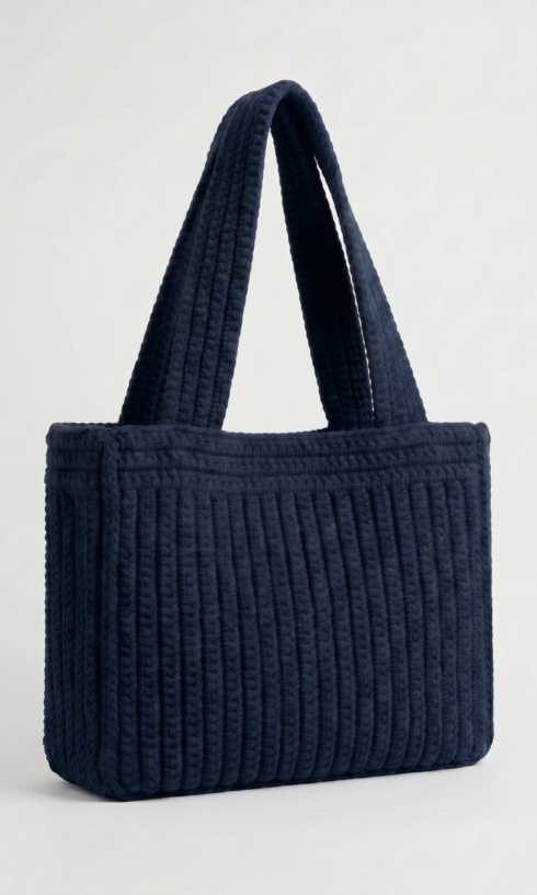Beige Bubble Tote